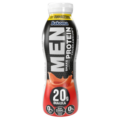 BAKOMA Men maasika proteiinijogurtijook magusainetega 380g