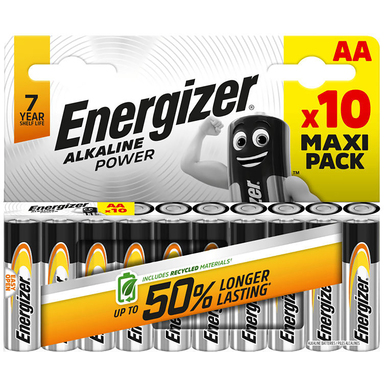ENERGIZER Patarei Power Alkaline AA 10tk