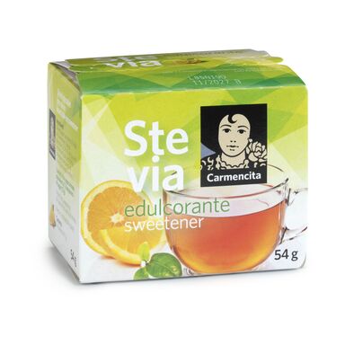 CARMENCITA Stevia portsjonid paberkotikestes 54g (1gx54tk)