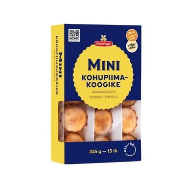 EESTI PAGAR Mini kohupiimakoogike 225g (15tk)