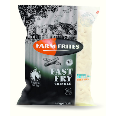 FARM FRITES Fast Fry friikartulid sakilised 12mm 2,5kg (külm.