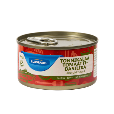 ELDORADO Tuunikala tomati-basiilikukastmes 185g