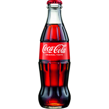 COCA-COLA 0,25l (klaas)