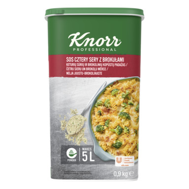 KNORR Juustu-brokoli kaste 900g