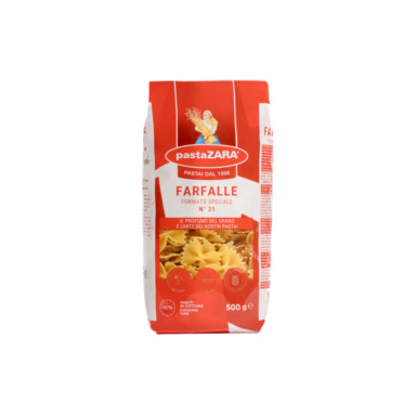 PASTA ZARA Farfalle 500g (lipsukesed)