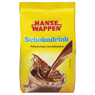 HANSE WAPPEN Kakaojoogipulber 20% 500g (täitepakend)