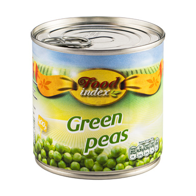 FOOD INDEX Rohelised herned 420g EO (plekkpurk)