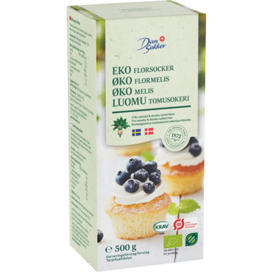 DAN SUKKER Ökoloogiline tuhksuhkur 500g