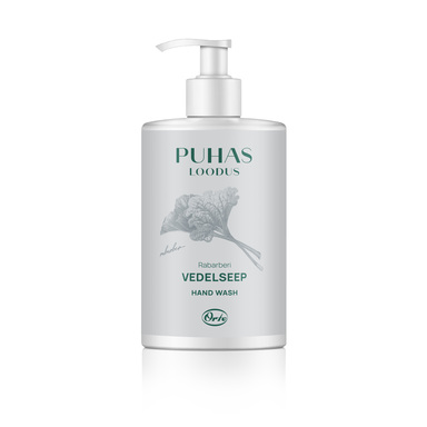 ORTO Puhas Loodus Vedelseep Rabarber 500ml