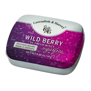 CAVENDISH&HARVEY Pastillid Wild berry & Mint 14g (50tk)