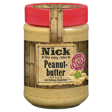 NICK Maapähklivõie pähklitükkidega 350g