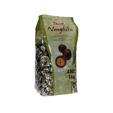 ZAINI Noughita piimašok. kaetud sarapuupähklid 1kg 400tk