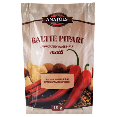 ANATOLS Valge pipar jahvatatud 10g