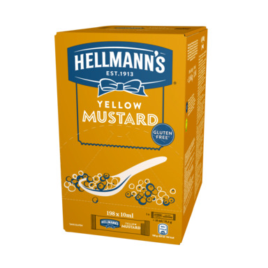 HELLMANN'S Sinep portsjoni 198tk x 10ml