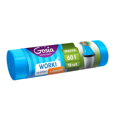 GOSIA Prügikotid 60l 20tk (lh, seotavad, sinised)
