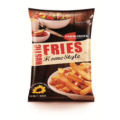 FARM FRITES Rustic kodused friikartulid koorega 2,5kg (külmut