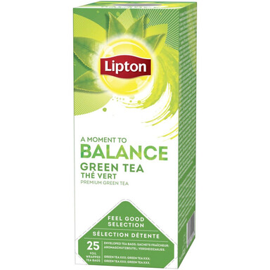 LIPTON Roheline tee 25x1,8g (püramiid, foolium)