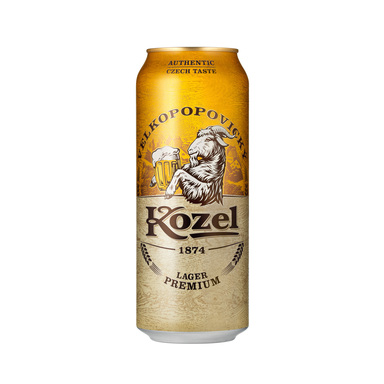 VELKOPOPOVICKY KOZEL õlu Premium Lager hele 4,6% 50cl (purk)