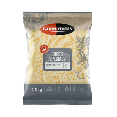 FARM FRITES Friikartulid krõbeda kattega 7mm 2,5kg (külmut.)