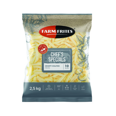 FARM FRITES Friikartulid krõbeda kattega 10mm 2,5kg (külmut.