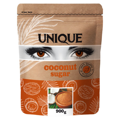 UNIQUE Kookospalmisuhkur 900g