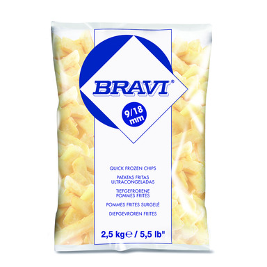 BRAVI Friikartulid Steakhouse 2,5kg (külmut.)