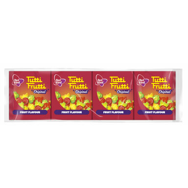 RED BAND Puuviljapastillid Tutti Frutti 4x15g