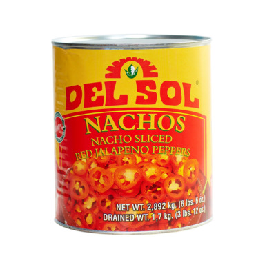 DEL SOL Punased jalapenoviilud 2,89kg