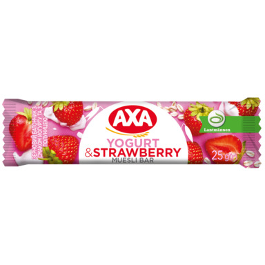 AXA Müslibatoon jogurti ja maasikaga 25g