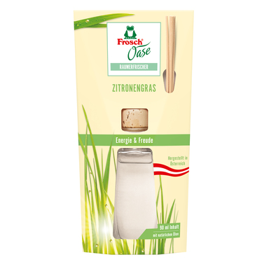 FROSCH Õhuvärskendaja Sidrunhein 90ml (pulkadega)