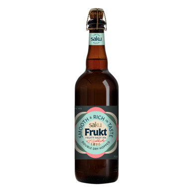 SAKU õlu Frukt Fruity Hazy IPA 5% 75cl (klaas)