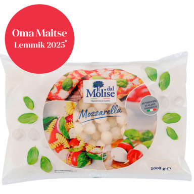 DAL MOLISE IQF Mozzarella pallid 1kg (pall 5g, külmutatud)