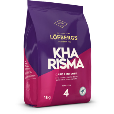 LÖFBERGS Kharisma kohvioad 1kg (tume röst)