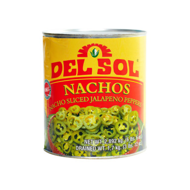 DEL SOL Rohelised jalapenoviilud 2,89kg
