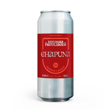 HIIUMAA PRUULIKODA õlu Ehapuna punane 4,5% 50cl (purk)