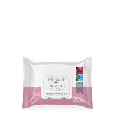 BYPHASSE Salvrätid intiimpuhastuseks Neutral PH 20tk