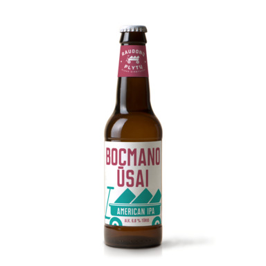 RP õlu Bocmano Usai American IPA 6% 33cl (klaas)