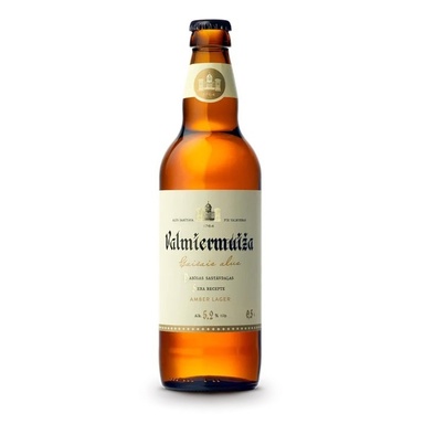 VALMIERMUIŽA õlu Baltic Amber Lager hele 5,2% 50cl (klaas)