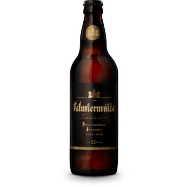VALMIERMUIŽA õlu Baltic Dark Lager tume 5,8% 50cl (klaas)