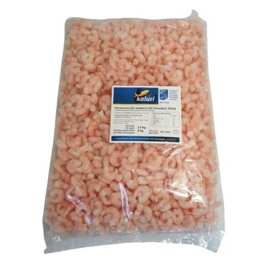 Krevetid 250/350 2,5kg/2kg neto (keedetud., kooritud, külmut.)