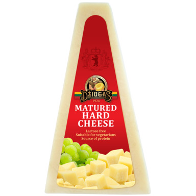 DŽIUGAS Kõvajuust 160g (laktoosivaba)