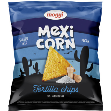 Tortilla krõpsud soolaga, MOGYI, 90 g