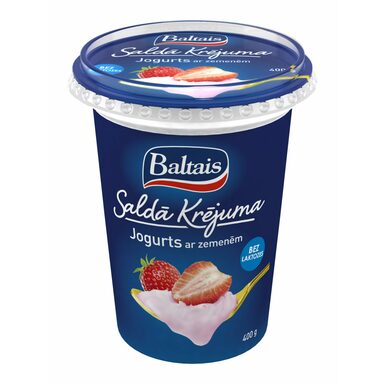 BALTAIS Koorejogurt maasika 400g (laktoosivaba)