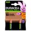DURACELL Akupatarei NiMH HR03 AAA 900 mAh 2tk